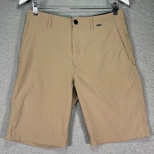 Hurley CHINO SHORT 20" Khaki DF Dry Fit Tech Walk Hybrid Surf Shorts Men's 28